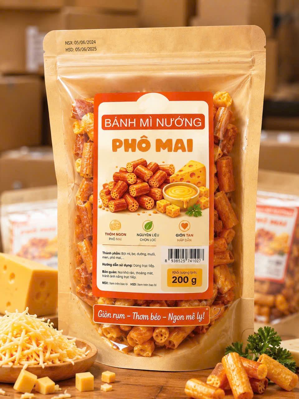 Bánh mỳ nướng phô mai